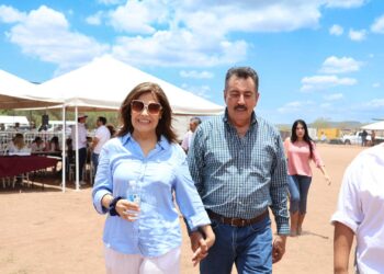 Asiste Javier Lamarque a la Inauguración del Hospital Rural IMSS-BIENESTAR en Vicam encabezada por la presidenta Claudia Sheinbaum  y el gobernador Alfonso Durazo