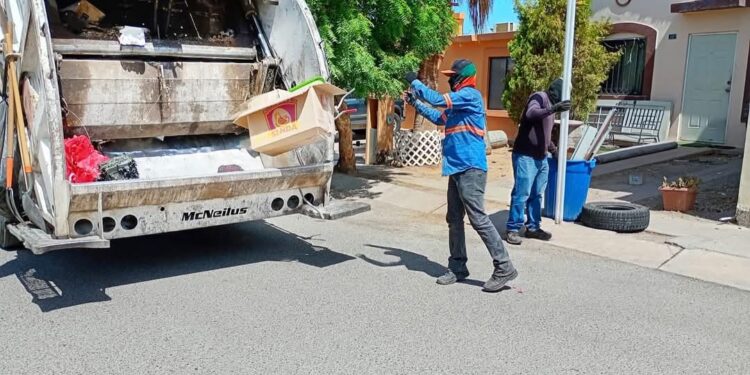 Otorgará Ayuntamiento de Hermosillo servicio habitual de recolección de basura en periodo vacacional