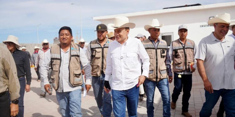 Gobernador Durazo consolida acciones para eficientar suministro de Acueducto Yaqui a comunidades