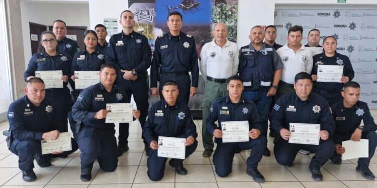 Cuenta Gobierno de Sonora con unidad K-9 de la PESP acreditada internacionalmente