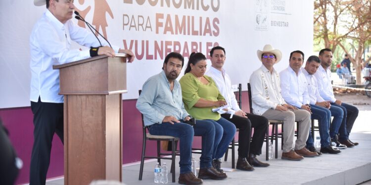 Entrega gobernador Durazo a miles de habitantes del sur apoyos de “FORTALECIMIENTO ECONÓMICO PARA FAMILIAS VULNERABLES”