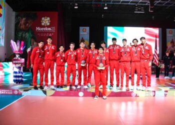 Alumno de Cecyte Sonora conquista medalla de plata para México en Torneo Internacional de Voleibol
