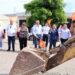 Da presidente Lamarque banderazo de obra en la calle NO REELECCIÓN y BLVD. LAS TORRES