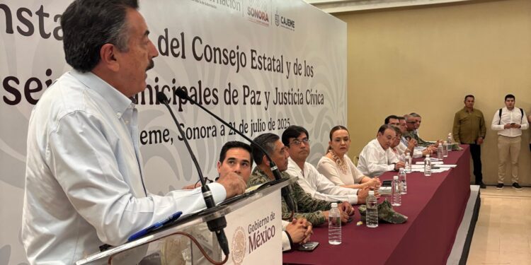 Cajeme se suma a la ESTRATEGIA NACIONAL DE CONSTRUCCIÓN DE PAZ