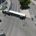 Volcamiento de Trailer genera Caos Vial