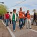 Verifican Toño Astiazarán y residentes del Norponiente avance del Parque Lineal Lázaro Cárdenas
