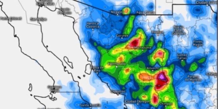 Monzón mexicano continuará generando chubascos y lluvias fuertes