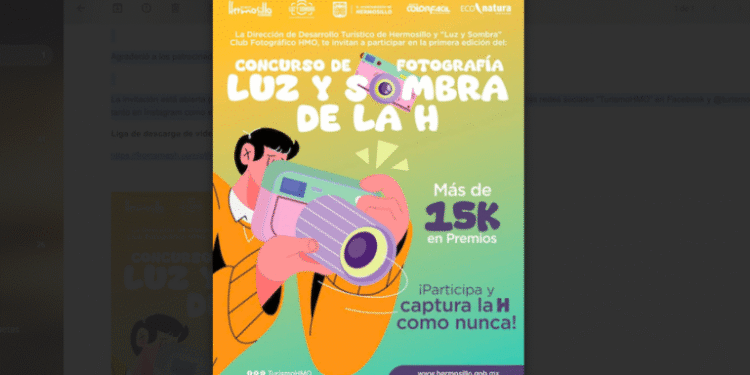 Invita Ayuntamiento de Hermosillo a participar en el concurso fotográfico “Luz y Sombra de La H”