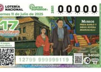 Lanzan sorteo de la Lotería Nacional en honor a Frida Kahlo y Diego Rivera