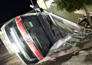Fuerte Accidente durante la madrugada por exceso de velocidad