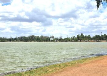 Trabajan en embellecimiento y estabilidad hídrica de la laguna del náinari