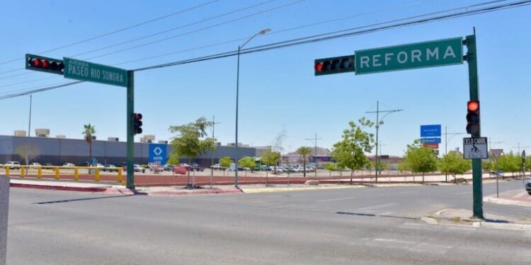 Reabre Agua de Hermosillo tramo rehabilitado en bulevar Paseo Río Sonora y Reforma