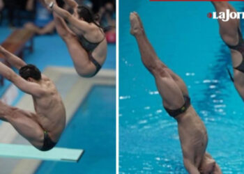 Osmar Olvera y Zyanya Parra, cuarto lugar mundial en sincronizados 3 metros mixto
