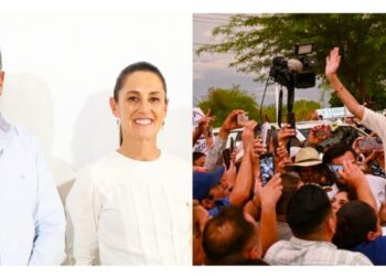 Recibe Javier Lamarque en Cajeme a la presidenta de México Claudia Sheinbaum y al Gobernador Alfonso Durazo