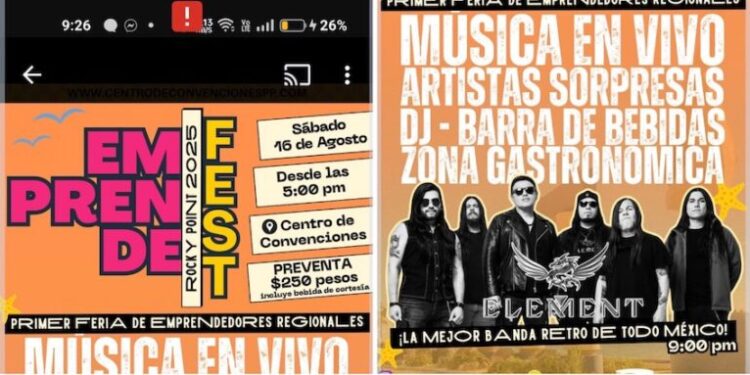 Todo listo para el ‘Emprende Fest 2025-Rocky Point’