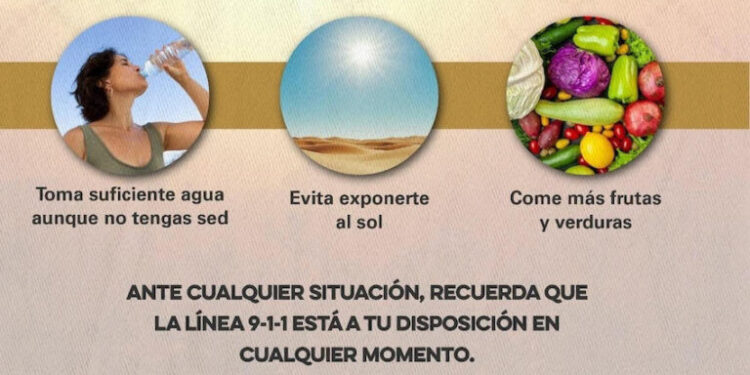 Llaman a tomar precauciones ante altas temperaturas