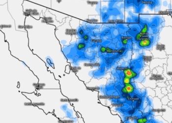 Monzón mexicano ocasionará tormentas eléctricas con lluvias fuertes