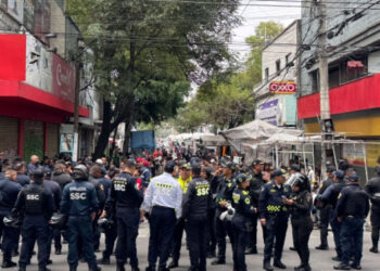 Despliega SSC operativo vial ante movilización de comerciantes