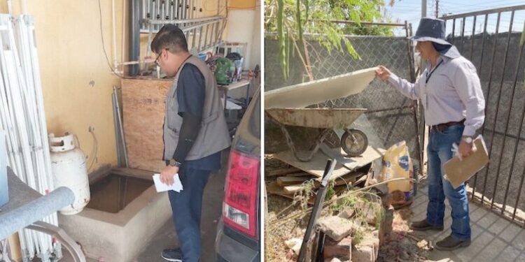 Intensifican acciones de prevención contra el dengue en todo el estado
