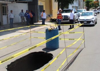 Realiza OOMAPASC reparaciones en hundimientos tras lluvias de esta semana