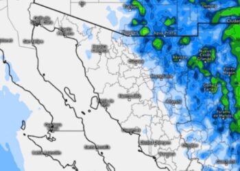 Se esperan lluvias de ligeras a moderadas sobre los municipios del noroeste