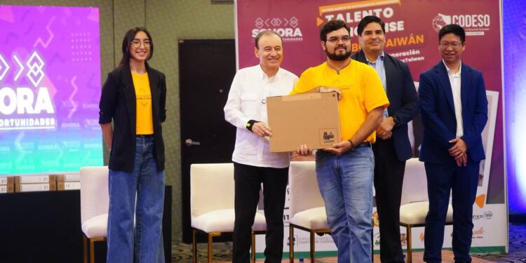Gobernador Durazo profesionaliza con el Plan Sonora a segunda generación de estudiantes sonorenses en Taiwán
