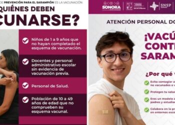 Garantiza Gobierno de Sonora abasto suficiente de la vacuna triple viral