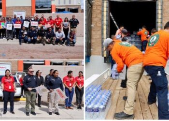 Entregan 14 mil litros de agua para combatir altas temperaturas en Nogales