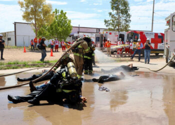 Realiza Gobierno de Sonora Simulacro Binacional 2025 Dinapreq en Agua Prieta