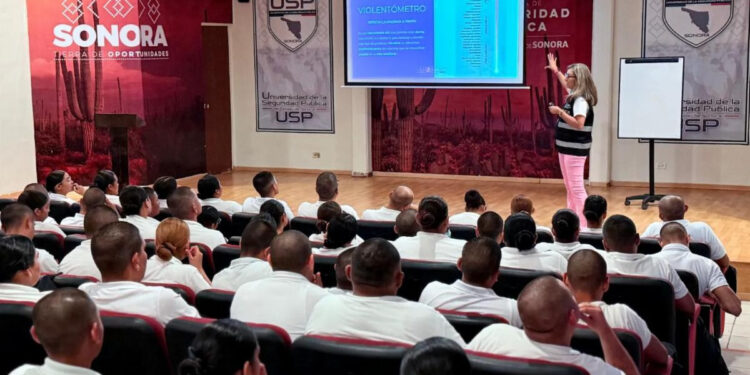 Capacita Gobierno de Sonora a cadetes para prevenir y atender la violencia familiar y de género