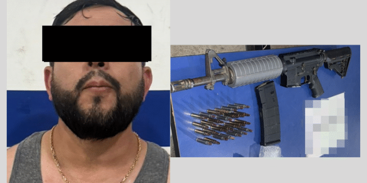 Gobierno de Sonora y autoridades de los tres niveles de gobierno detienen a hombre armado en Cajeme