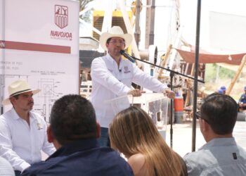 INICIA PERFORACIÓN DEL POZO “ESTADIO” PARA MEJORAR SUMINISTRO DE AGUA EN EL PONIENTE DE NAVOJOA