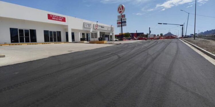 Reabren a la circulación tramo rehabilitado del colector principal en bulevar Paseo Río Sonora