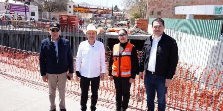 Avanza transformación de Nogales; Gobernador Durazo moderniza infraestructura hídrica, calles y vías ferroviarias
