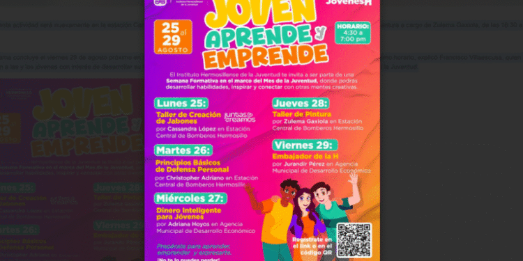 Invita IHJ a la capacitación “Joven, Aprende y Emprende”