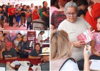 Acercan beneficios de “Sonora Atiende” a familias de la colonia Norberto Ortega
