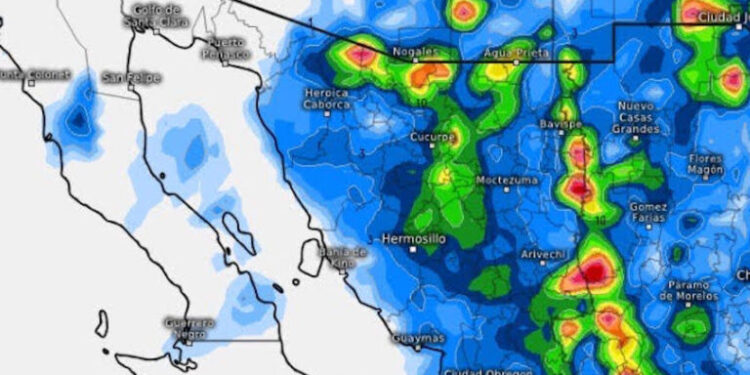 Podría llover por la tarde en la mayor parte de Sonora