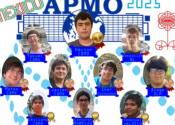 Medalla de oro para México en Olimpiada de Matemáticas de Asia y el Pacífico 2025