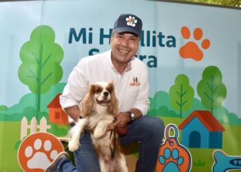 Lanza Toño Astiazarán ‘Huellita Segura’ para protección de animales de compañía en Hermosillo