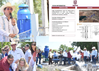 Elías Retes inaugura pozo “Las Ánimas 2”; beneficiará a 17 mil usuarios de colonias del suroriente