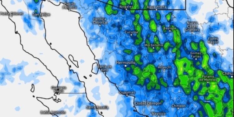 Para la tarde se esperan más tormentas eléctricas en Sonora