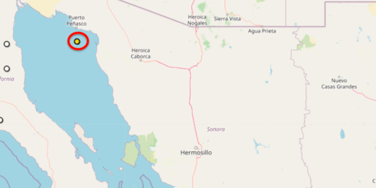 Tembló anoche en Puerto Peñasco