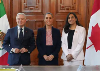 Reunión con ministros canadienses fue para preparar visita de Mark Carney: Sheinbaum