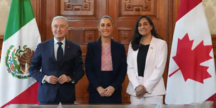Reunión con ministros canadienses fue para preparar visita de Mark Carney: Sheinbaum