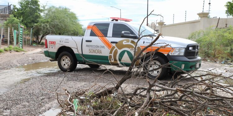 Atiende Gobierno de Sonora afectaciones por lluvias de las últimas horas
