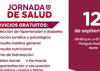 Llevarán Jornada de Salud al tianguis de Guaymas Norte