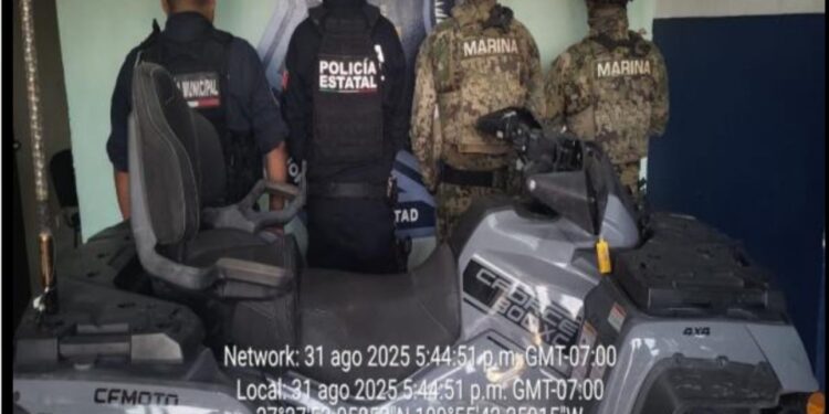 Policía municipal y corporaciones detienen a sujetos por delitos en contra de la salud y robo con violencia