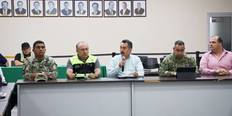 Instalan  COMITÉ DE OPERACIÓN DE EMERGENCIA (COE) por HURACÁN «LORENA»