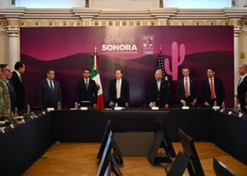 Gobernador Durazo y Presidenta Sheinbaum refuerzan estrategia de Seguridad binacional en Sonora