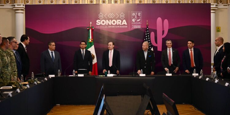 Gobernador Durazo y Presidenta Sheinbaum refuerzan estrategia de Seguridad binacional en Sonora